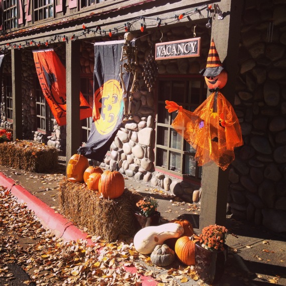 Jackson Hole Halloween Inn decorated
