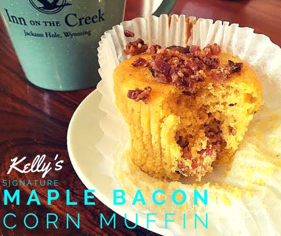 Bed-and-Breakfast-Jackson-Hole-Wy--Maple-bacon-corn-muffin-