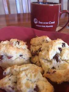 Jackson Hole Bed and Breakfast scones