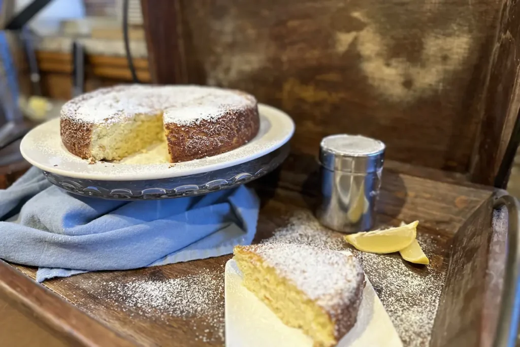 Morning coffee and pastries at Inn on the Creek