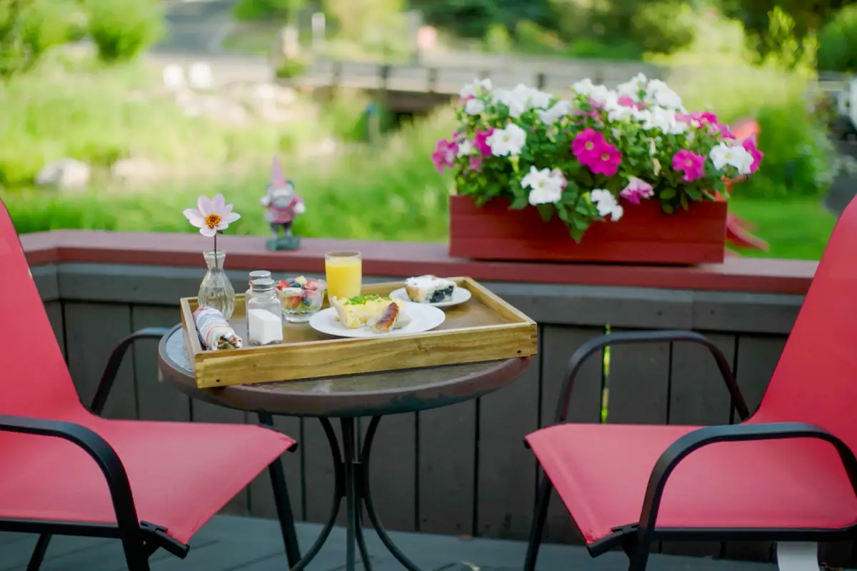 Homemade breakfast served at Inn on the Creek Jackson Hole - Inn on the Creek - Jackson Hole Bed and Breakfast