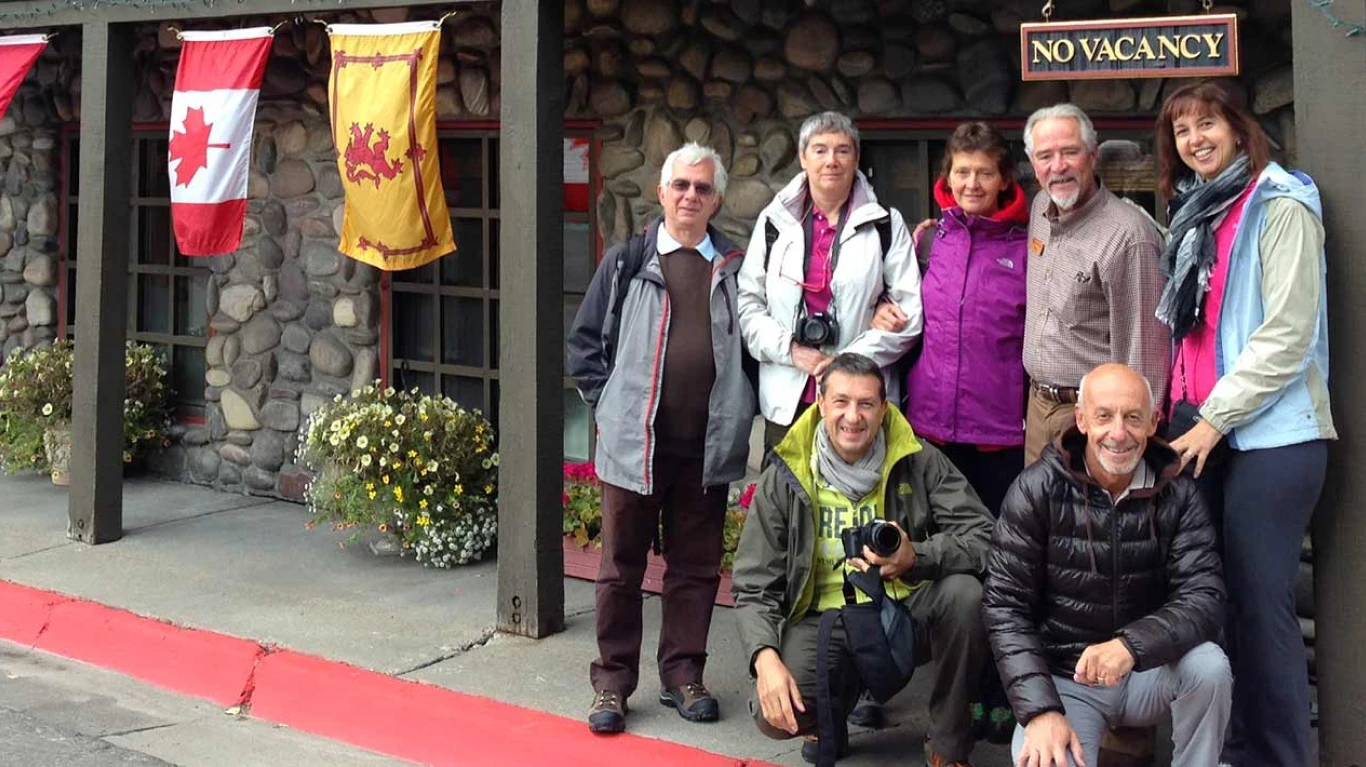 Guest enjoying creekside view at Inn on the Creek Jackson Hole