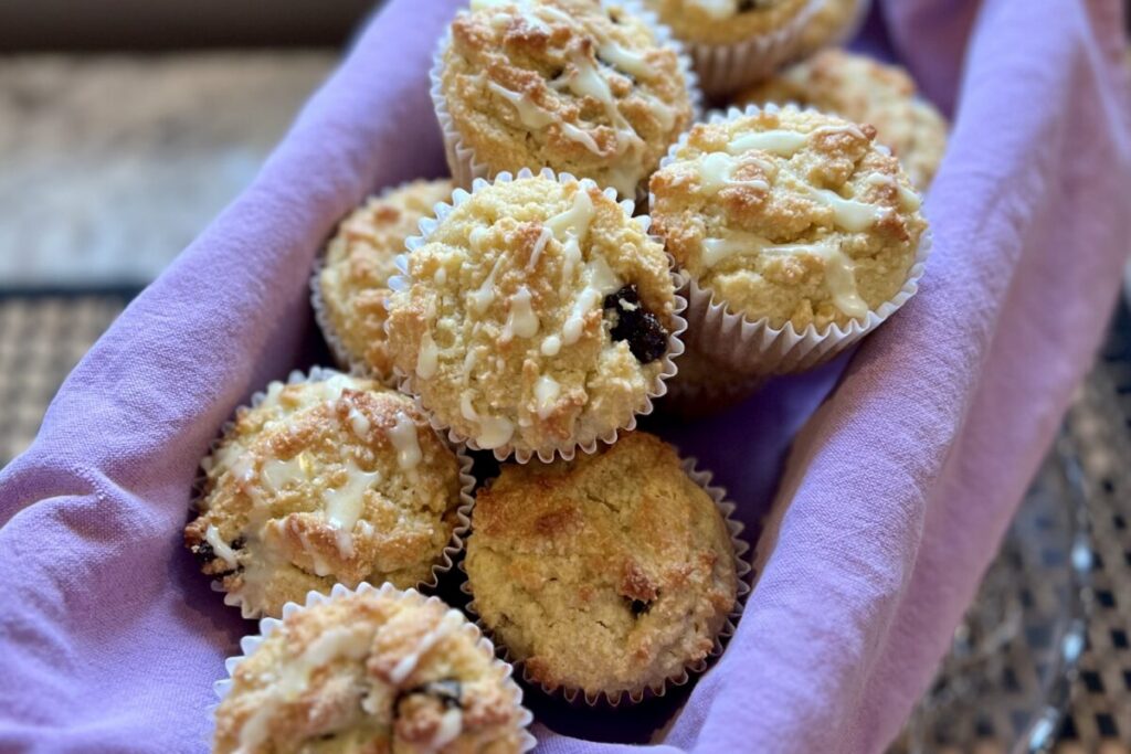 Homemade orange cherry gluten free muffins at Inn on the Creek - Inn on the Creek - Jackson Hole Bed and Breakfast